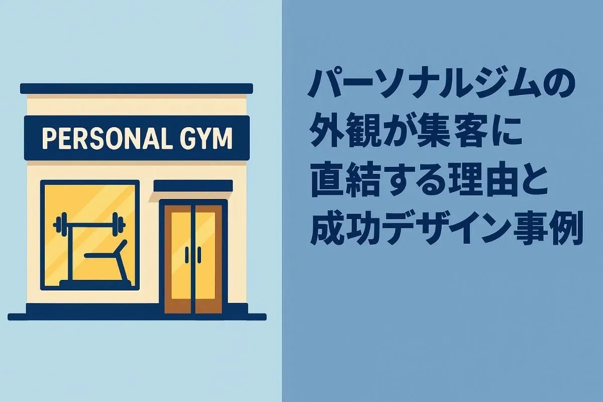 パーソナルジムの外観が集客に直結する理由と成功デザイン事例