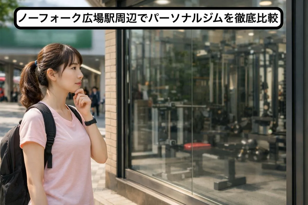 ノーフォーク広場駅周辺でパーソナルジムを徹底比較