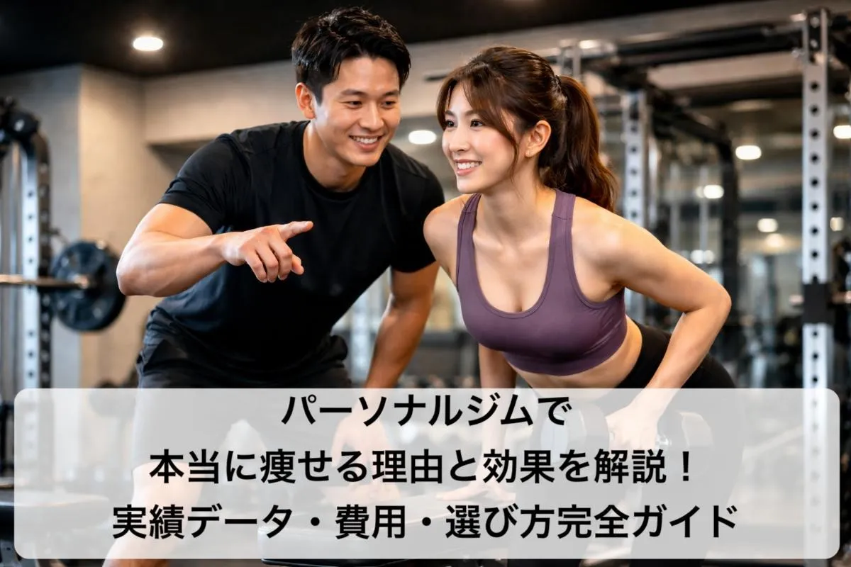 パーソナルジムで本当に痩せる理由と効果を解説！実績データ・費用・選び方完全ガイド