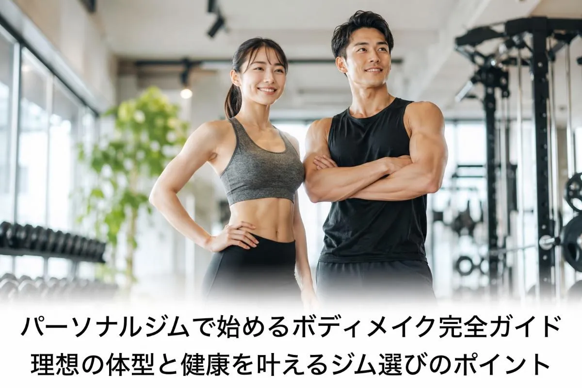パーソナルジムで始めるボディメイク完全ガイド｜理想の体型と健康を叶えるジム選びのポイント